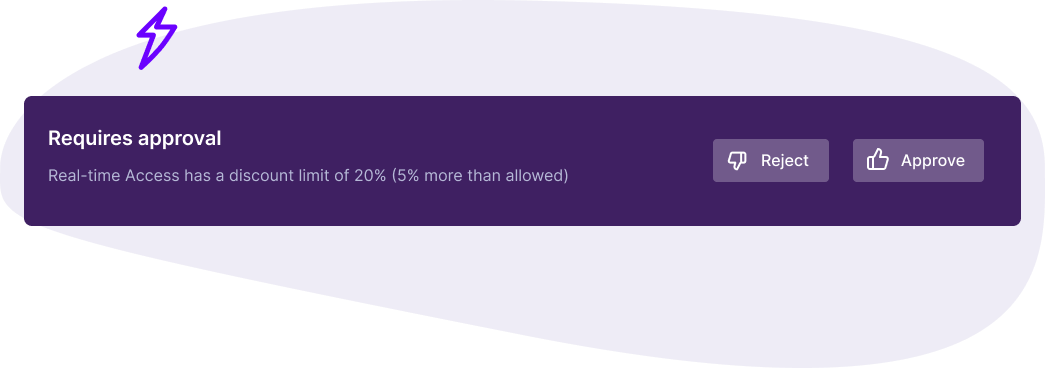 Quote approval workflow in Plock